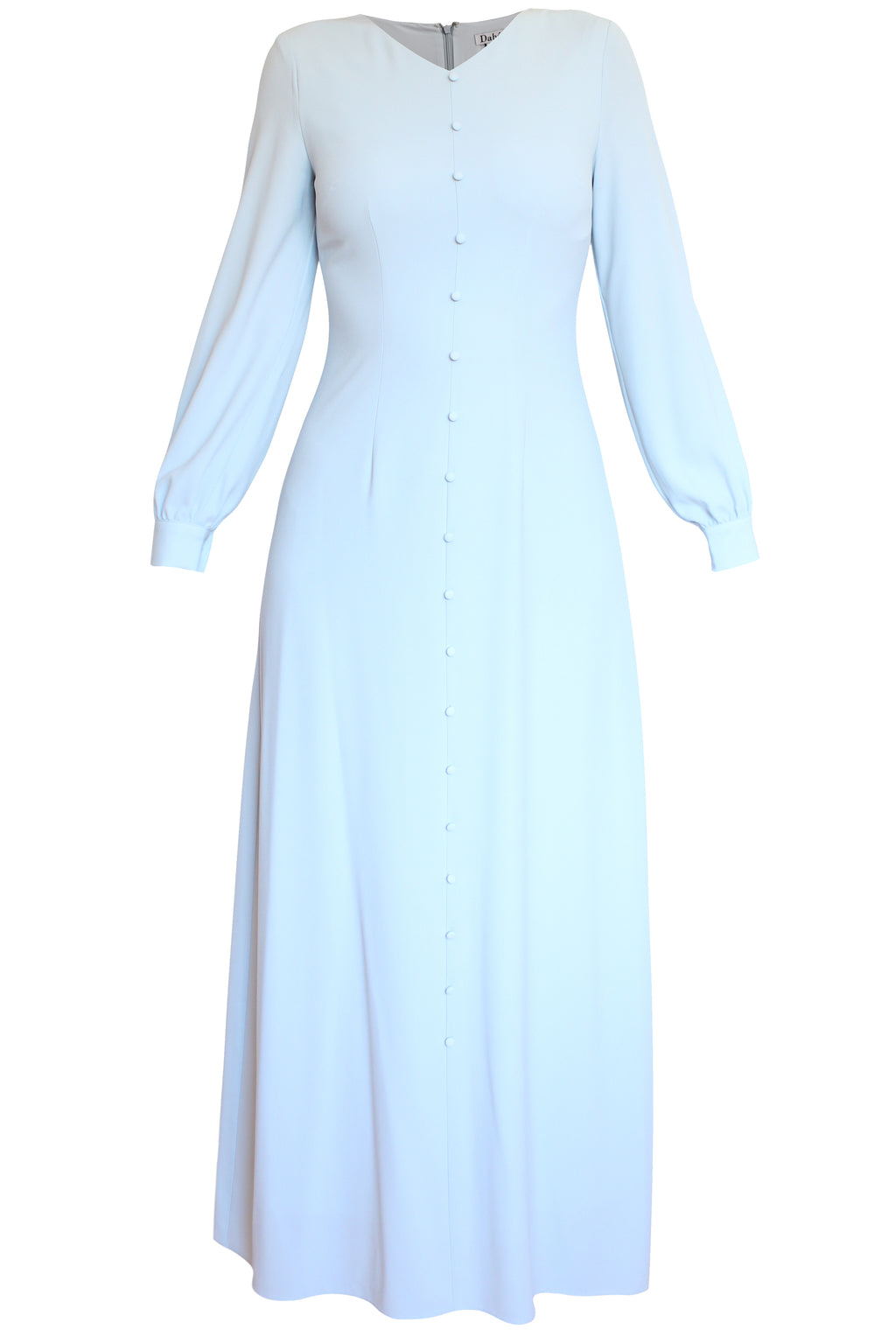 ROBE BLEU À BOUTONS